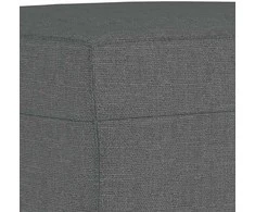 Sofa Sofos komplektas su pagalvėlėmis, 4 dalių, pilkas, audinys