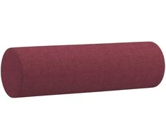 Sofa Sofos komplektas su pagalvėmis, 2 dalių, vyno, audinys