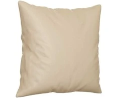 Sofa Sofos komplektas su pagalvėmis, 2 dalių, kreminis, audinys