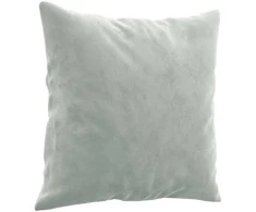 Sofa Sofos komplektas su pagalvėmis, 2 dalių, pilkas, aksomas