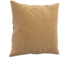 Sofa Sofos komplektas su pagalvėmis, 3 dalių, rudas, aksomas