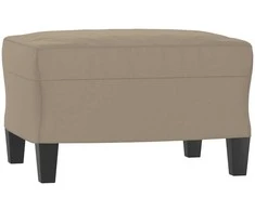 Sofa Sofos komplektas su pagalvėmis, 3 dalių, taupe, audinys