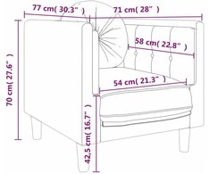 Sofa Sofos komplektas su pagalvėmis, 3 dalių, rožinis, aksomas