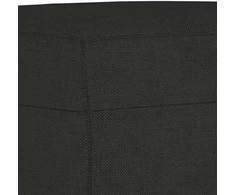 Sofa Sofos komplektas su pagalvėmis, 4 dalių, juodas, audinys