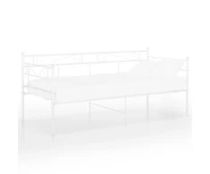 Lova Sofos-lovos rėmas, baltos spalvos, 90x200cm, metalas