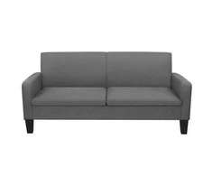 Sofa Sofų komplektas, 2d., audinys, tamsiai pilkos spalvos