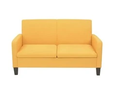 Sofa Sofų komplektas, 2d., geltonos spalvos, audinys