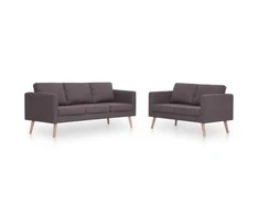 Sofa Sofų komplektas, 2d., taupe sp., audinys