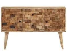 Šoninė spintelė, 110x30x70cm, mango medienos masyvas