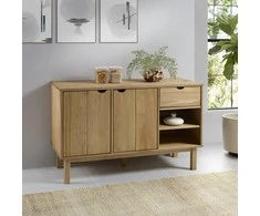 Šoninė spintelė OTTA, 114x43x73,5cm, pušies medienos masyvas