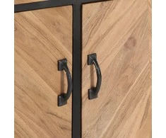 Šoninė spintelė, 120x30x75cm, akacijos medienos masyvas