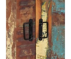 Šoninė spintelė, 120x30x75cm, perdirbtos medienos masyvas
