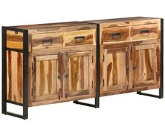 Šoninė spintelė, 172x35x80cm, akacija su medaus apdaila
