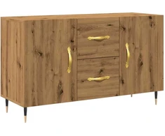 Šoninė spintelė, artisano ąžuolo, 100x36x60cm, apdirbta mediena