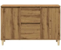 Šoninė spintelė, artisano ąžuolo, 102x35x70cm, apdirbta mediena