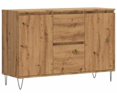 Šoninė spintelė, artisano ąžuolo, 104x35x70cm, apdirbta mediena