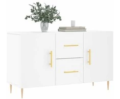 Šoninė spintelė, baltos spalvos, 100x36x60cm, apdirbta mediena