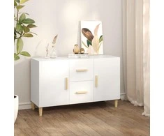 Šoninė spintelė, baltos spalvos, 100x36x60cm, apdirbta mediena