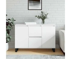 Šoninė spintelė, baltos spalvos, 104x35x70cm, apdirbta mediena
