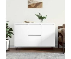 Šoninė spintelė, baltos spalvos, 104x35x70cm, apdirbta mediena