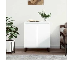 Šoninė spintelė, baltos spalvos, 60x35x70cm, apdirbta mediena