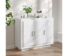 Šoninė spintelė, baltos spalvos, 92x35x75cm, apdirbta mediena