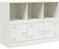 Šoninė spintelė, baltos spalvos, 99x39x73cm, plienas