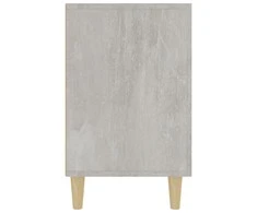 Šoninė spintelė, betono pilka, 100x36x60cm, apdirbta mediena