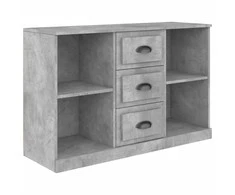 Šoninė spintelė, betono pilka, 104,5x35,5x67,5cm, mediena