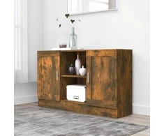 Šoninė spintelė, dūminio ąžuolo, 120x30,5x70cm, mediena