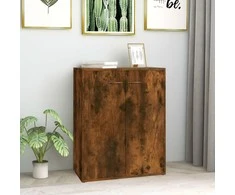 Šoninė spintelė, dūminio ąžuolo, 60x30x75cm, apdirbta mediena