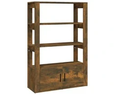 Šoninė spintelė, dūminio ąžuolo, 80x30x119,5cm, mediena
