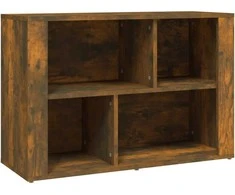 Šoninė spintelė, dūminio ąžuolo, 80x30x54cm, apdirbta mediena