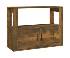 Šoninė spintelė, dūminio ąžuolo, 80x30x60cm, apdirbta mediena