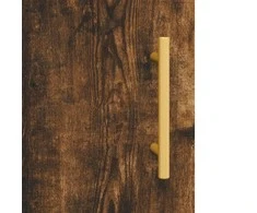 Šoninė spintelė, dūminio ąžuolo, 90x34x80cm, apdirbta mediena