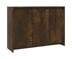 Šoninė spintelė, dūminio ąžuolo, 102x33x75cm, apdirbta mediena