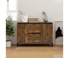 Šoninė spintelė, dūminio ąžuolo spalvos, 104x35x70cm, mediena