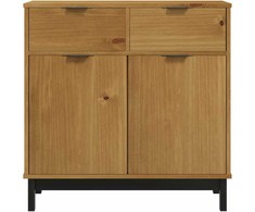 Šoninė spintelė FLAM, 80x40x80cm, pušies medienos masyvas