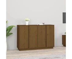 Šoninė spintelė, medaus ruda, 120x35x80cm, pušies masyvas