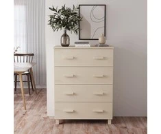 Šoninė spintelė HAMAR, medaus ruda, 79x40x103,5cm, pušis