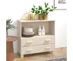 Šoninė spintelė HAMAR, medaus ruda, 85x35x80cm, pušies masyvas