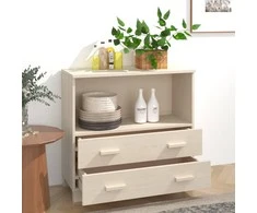 Šoninė spintelė HAMAR, medaus ruda, 85x35x80cm, pušies masyvas