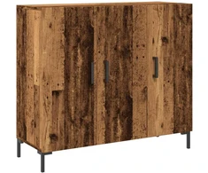 Šoninė spintelė, medienos, 90x34x80cm, apdirbta mediena
