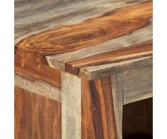 Šoninė spintelė, pilka, 100x30x50cm, dalbergijos masyvas