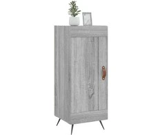 Šoninė spintelė, pilka ąžuolo, 34,5x34x90cm, apdirbta mediena