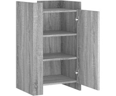 Šoninė spintelė, pilka ąžuolo, 45x35x75cm, apdirbta mediena