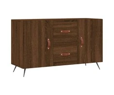 Šoninė spintelė, ruda ąžuolo, 100x36x60cm, apdirbta mediena