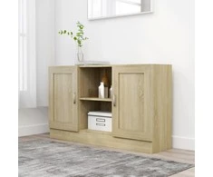 Šoninė spintelė, ąžuolo, 120x30,5x70cm, apdirbta mediena