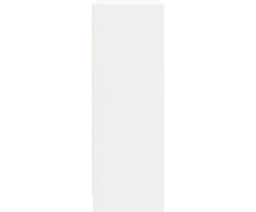 Šoninė spintelė su LED, balta, 77x34x100cm, apdirbta mediena