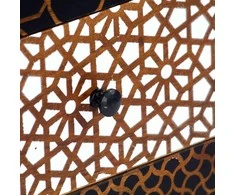 Šoninė spintelė su raštais, 90x30x70cm, mango medienos masyvas
